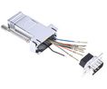 D-Sub-Adapter, RJ45-Buchse - D-Sub-Stecker, 9-polig